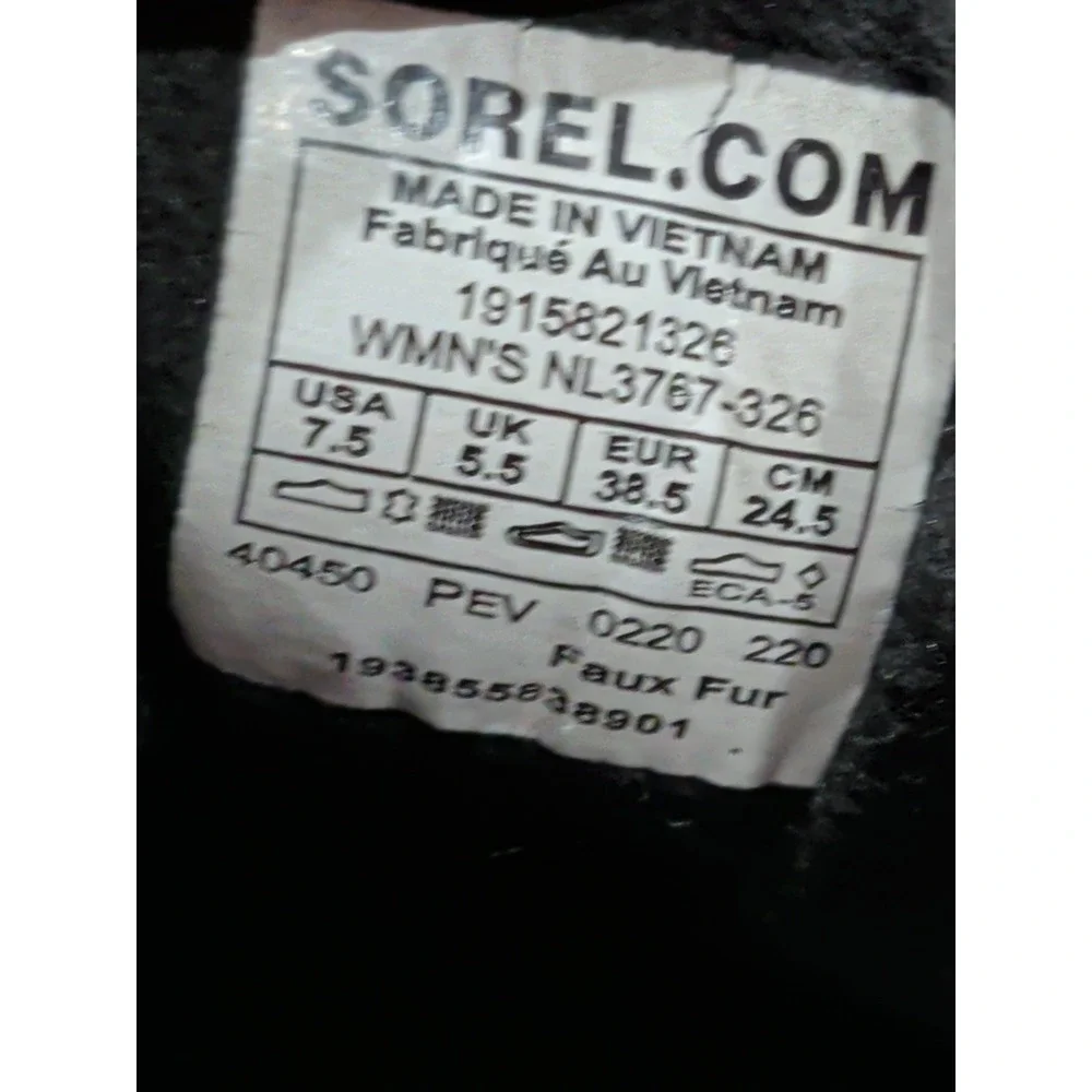 Sorel Womens Kinetic Caribou Waterproof Ankle Boot Lace Up Green Gray Size 7.5
